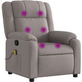 Maison Chic masažni naslanjač - Relax naslanjač taupe blago, (22134614) | Shoptok.si