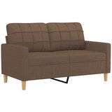  3-dijelni set sofa s jastucima smeđi od tkanine | shoptok.hr