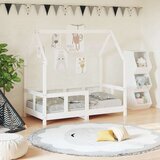 vidaXL Okvir za dječji krevet bijeli 70 x 140 cm od masivne borovine | shoptok.hr