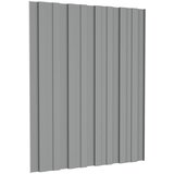 Krovni panel 36 pcs Siva 60 x 45 cm Pocinčani čelik | shoptok.hr