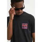 Billabong Bombažna kratka majica moški, črna barva