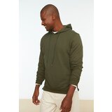 Trendyol Khaki Men Regular Fit Zipper Detailed Hoodie Sweatshirt | Shoptok.si