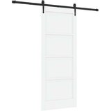  Klizna vrata ORKDAL Bijela i crna 83 x 202 cm Masivna borovina | Eponuda.ba