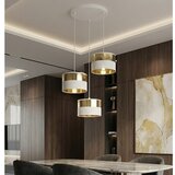  visilica na sajli lux 3xE27/15W/230V bela/zlatna | Eponuda.com