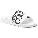 Versace Jeans Couture Natikači 71VA3SQ1 Bela