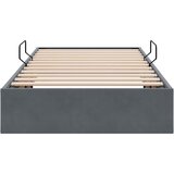  Krevet s od storage s uzglavljem Tamno siva 90 x 190 cm Baršun | shoptok.hr