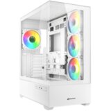  Kućište SHARKOON gaming, AK6 RGB White ATX, ventilator 4x120mm | Eponuda.ba