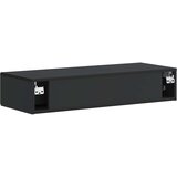 Stolna montirana na zid Crna 87,5 x 34,5 x 17 cm | shoptok.hr