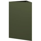  Vrtna sadilica maslinastozelena trokutasta 50x43x75 cm čelična | shoptok.hr