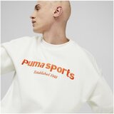 Puma Puloverji Team Crew Fl Bela | Shoptok.si