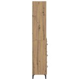  Highboard Umjetnički hrast 69,5 x 34 x 180 cm Konstruirano drvo | shoptok.hr