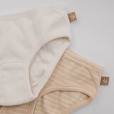 Lunilou - Gaćice za djevojčice s prugama, Sand/Off White, 2 kom | shoptok.hr