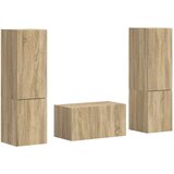  Set TV komoda 5 pcs Sonoma hrast Konstruirano drvo | Eponuda.ba
