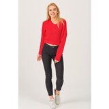 Dewberry Z3034 WOMEN'S V COLLAR SWEATER-RED | shoptok.hr