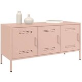 vidaXL TV ormarić ružičasti 100,5 x 39 x 50,5 cm čelični | shoptok.hr