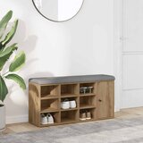  Klupa za cipele obrtnički hrast 102x32x50 cm izrađeno drvo | Eponuda.com