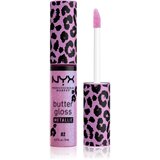 NYX Professional Makeup Butter Gloss Metallic metaličen sijaj za ustnice odtenek Violet Vixen 8 ml Cene
