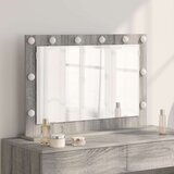 vidaXL ogledalo za šminkanje Siva sonoma 80 x 55 x 18 cm | shoptok.hr