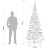  Drveno božićno drvce KOTKA 240 cm Masivna borovina Prirodno | shoptok.hr