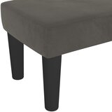  Klupa tamnosivi 100x30x30 cm baršunasti | shoptok.hr