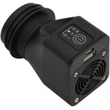 Peć na drva s USB ventilatorom srebrna 35,5x26x28 cm čelična | shoptok.hr