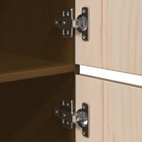  Visoka komoda boja meda 34 x 40 x 108,5 cm od masivne borovine | shoptok.hr