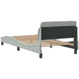  Okvir za krevet Dover svjetlosivi 100x203 cm baršunasti | Eponuda.com