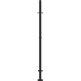 Vrtna vrata crna 100x150 cm čelična dizajn plamena | shoptok.hr