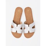 Shelvt Silver women's flip-flops with cutouts | shoptok.hr