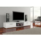 ADRK Furniture TV regal Aridea v visoki sijaj črni ali visoki sijaj beli barvi