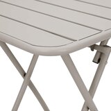 Bistro Stol Bež 55 x 55 x 72,5 cm Čelik s prahom | shoptok.hr