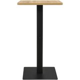 vidaXL Bistro miza barva hrasta 60x60x107 cm | Shoptok.si