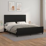  Okvir za krevet s uzglavljem crni 180x200 cm od umjetne kože | shoptok.hr