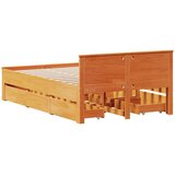 Okvir kreveta bez madraca s uzglavljem 120x200 cm od borovine | shoptok.hr