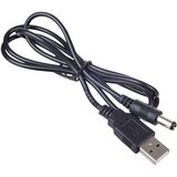 Akyga USB polnilni kabel DC vtič 5\,5 mm 0.80 m črna AK-DC-04, (20421529) | Shoptok.si