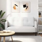  Jastuk za leđa Bijelo 120 x 24 x 50 cm tkanina | shoptok.hr