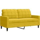  3-dijelni set sofa s jastucima žuti baršunasti | shoptok.hr