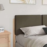  Tapecirani uzglavlje Smeđa i taupe 150 cm Čvrsto borovo drvo | shoptok.hr