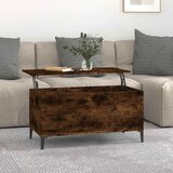  Stolić za kavu boja hrasta 90 x 44,5 x 45 cm konstruirano drvo | shoptok.hr