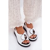 S. BARSKI Leather Women's Wedge Sandals With Decoration S.Barski | ePonuda.com