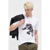 Hugo Bombažna kratka majica bela barva | Shoptok.si