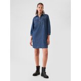 GAP Denim mini dress UltraSoft Utility - Women's Cene