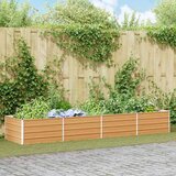  Vrtna visoka greda Svetlo rjava 320 x 80 x 45 cm, (5000287796) Cene