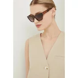 AllSaints Sončna očala ženski, rjava barva