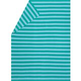  LUCA odeja iz flanela "Črte" - mint | Shoptok.si