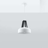  Obesna svetilka CASCO bela/črna, (21348200) | Shoptok.si
