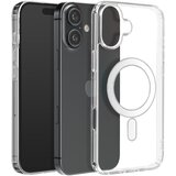 AVIZAR Ohišje MagSafe za iPhone 16 Polikarbonatni obris Silikon, Prozorno, (5000012978) | Shoptok.si
