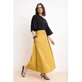 Trendyol Modest Ženska suknja Tctss26Ee00009, Oker Cene