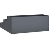  Vrtna saksija Antracit 90 x 90 x 35 cm Čelična vrata | Eponuda.com