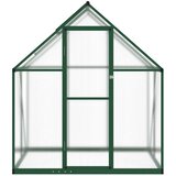  Staklenik s okvirom zeleni 169 x 114 x 195 cm aluminijski | shoptok.hr